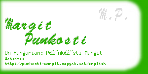margit punkosti business card